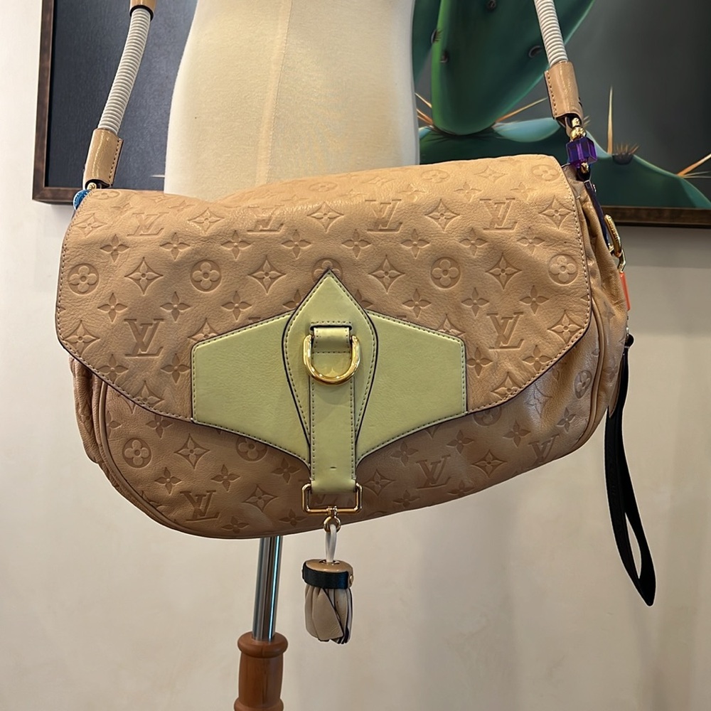 Louis Vuitton M40370 Collection Monogram Underground Messenger Bag Empreinte
